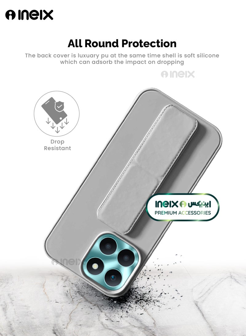 إينيكس جراب حماية 3 في 1 مغناطيسي ذو مسند للهاتف هونر X6‎a-رمادي - Image 5