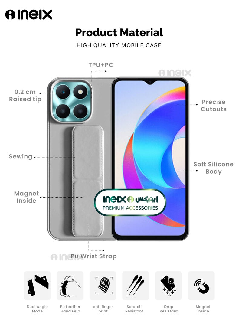 إينيكس جراب حماية 3 في 1 مغناطيسي ذو مسند للهاتف هونر X6‎a-رمادي - Image 2