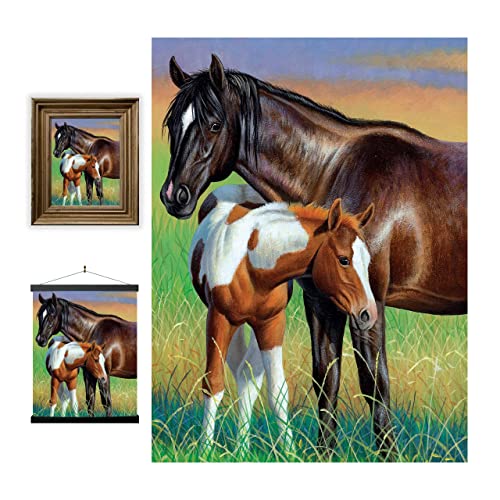 3D LiveLife Lenticular Wall Art Prints - Mare & Foal from Deluxebase. Unframed 3D Horse Poster. Perfect wall decor. Original artwork licensed from renowned artist, Cynthia Fisher - Image 2