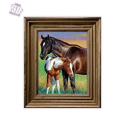 3D LiveLife Lenticular Wall Art Prints - Mare & Foal from Deluxebase. Unframed 3D Horse Poster. Perfect wall decor. Original artwork licensed from renowned artist, Cynthia Fisher - Image 4
