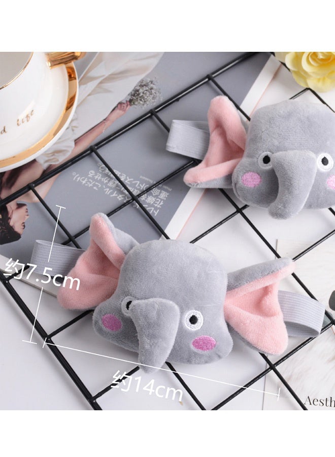 2PCS Curtain Ties Flower Curtain Buckles, Children's Room Curtain Ties, Curtain Accessories, Cute Elephant Curtain Ties Decorative Rope for Bedroom Window Treatment - Image 2