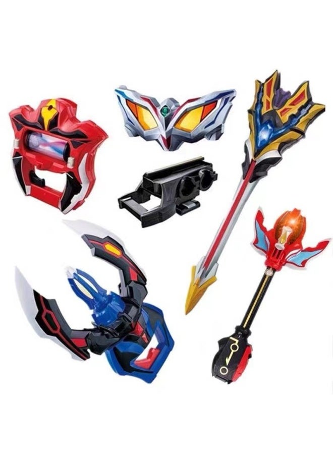 Generic - Full Set Of Ultraman Shaper Children's Toy Zita Sublimation Device Jede Selodiga Litga Magic Light Stick Men-Color:Max Transformer - Image 1
