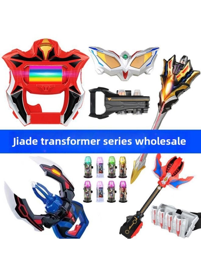Generic - Full Set Of Ultraman Shaper Children's Toy Zita Sublimation Device Jede Selodiga Litga Magic Light Stick Men-Color:Max Transformer - Image 1