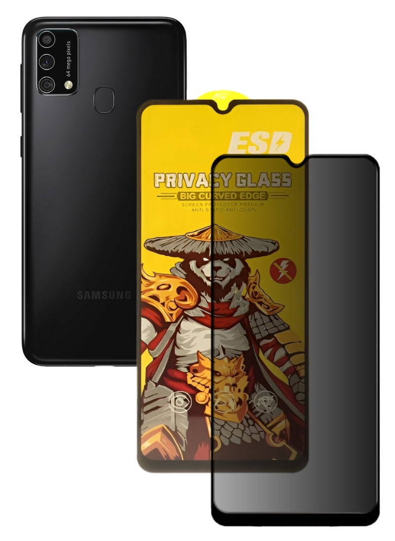 ESD Tempered Dustproof Privacy Glass Screen Protector Compatible For Samsung Galaxy M21s - Image 1