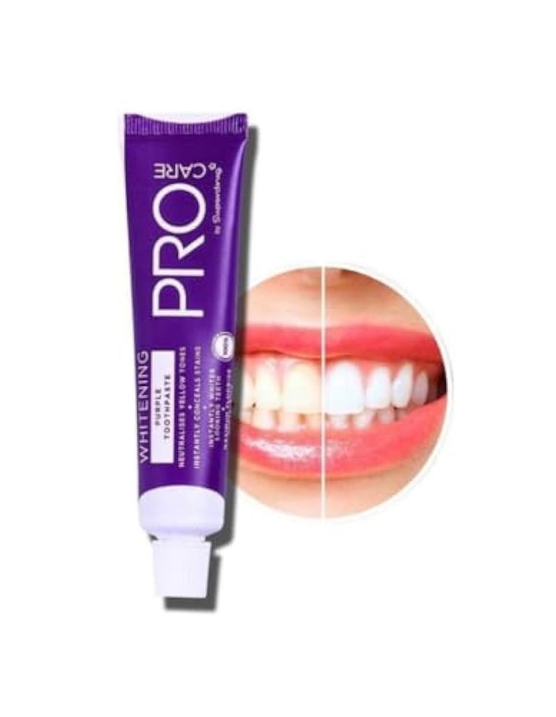 Pro Whitening Purple Toothpaste, Neutralises Yellow Tones - Image 1
