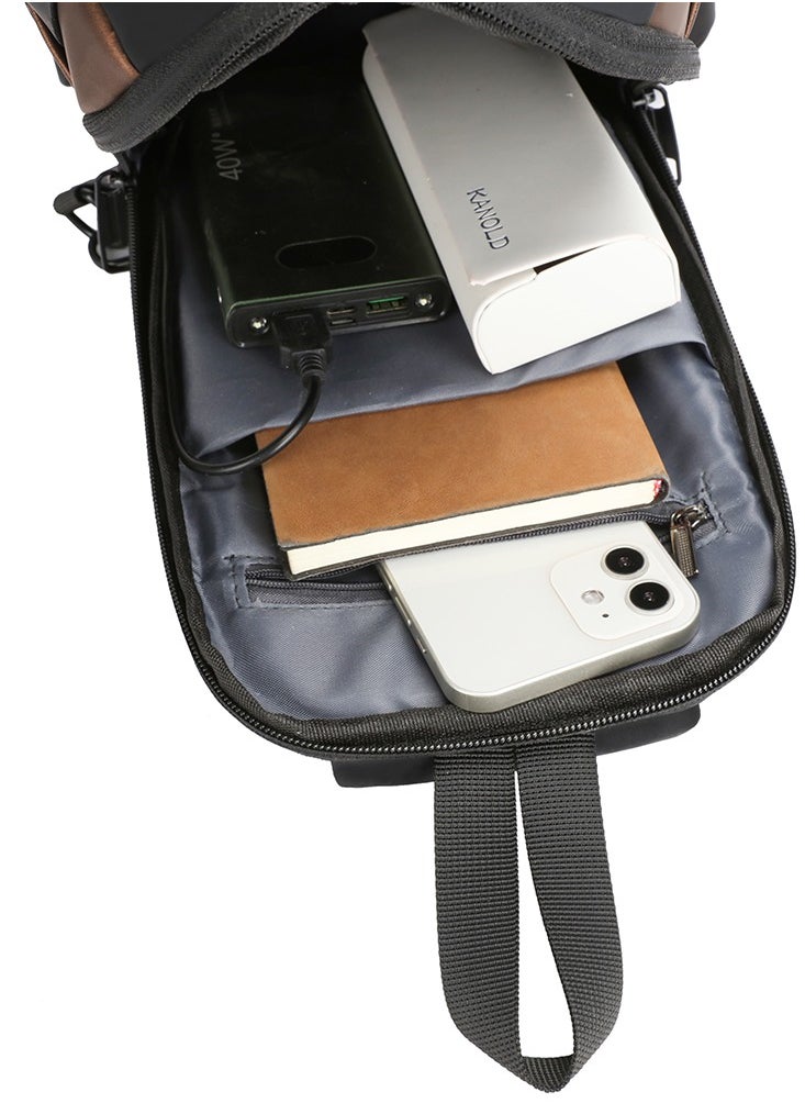 RAHALA - 950 Crossbody bag Waterproof Anti-theft Unisex USB charging High quality Bag - Black - Image 1