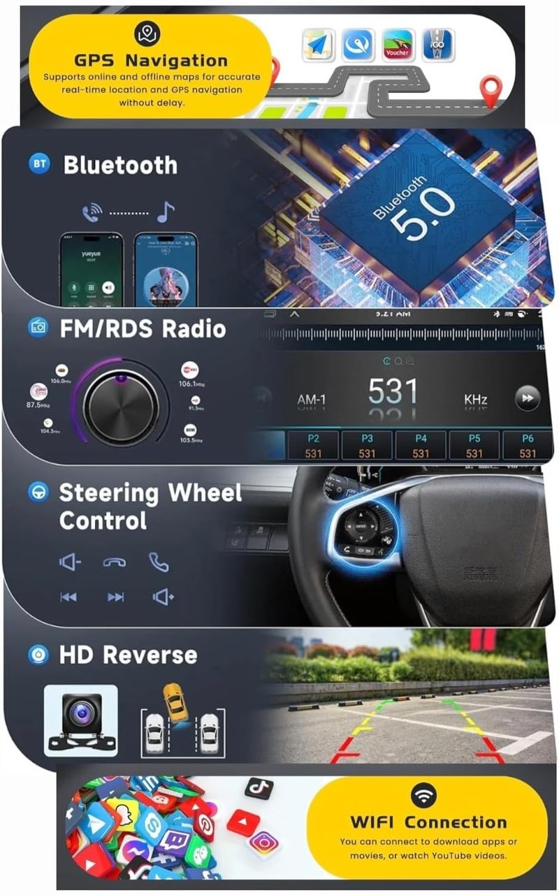 VIEREX 9 Inch Android Car Stereo for Kia Carnival 2006-2014 - Image 5