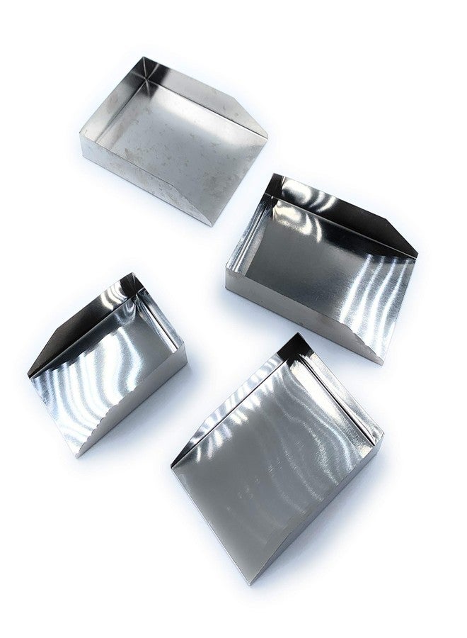 Aone Stainless Steel Shovel Scoop Set of 4 Sizes for Sorting of Diamonds/Gemstones/Beads/Pearls/Semi Precious Stones for Sorters & Graders, Jewellery Retailers/Manufacturers, Showroom, Boutiques, etc - Image 4
