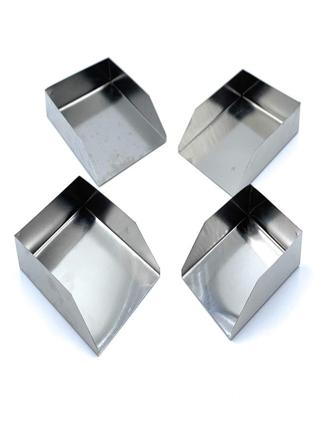 Aone Stainless Steel Shovel Scoop Set of 4 Sizes for Sorting of Diamonds/Gemstones/Beads/Pearls/Semi Precious Stones for Sorters & Graders, Jewellery Retailers/Manufacturers, Showroom, Boutiques, etc - Image 2