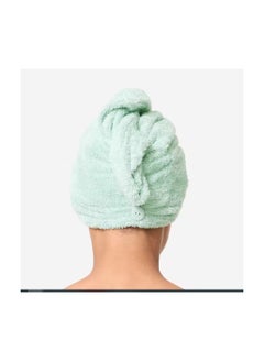NABAIJI Soft Microfibre Hair Towel – Quick Drying, Super Absorbent, Light Green – Perfect for Post-Swim or Bath Use – Gentle on Hair, Ideal for All Hair Types  - Image 2