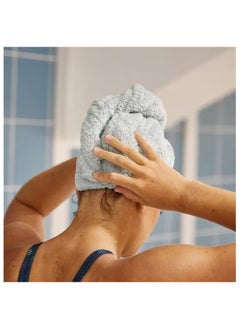 NABAIJI Soft Microfibre Hair Towel – Quick Drying, Super Absorbent, Light Green – Perfect for Post-Swim or Bath Use – Gentle on Hair, Ideal for All Hair Types  - Image 3