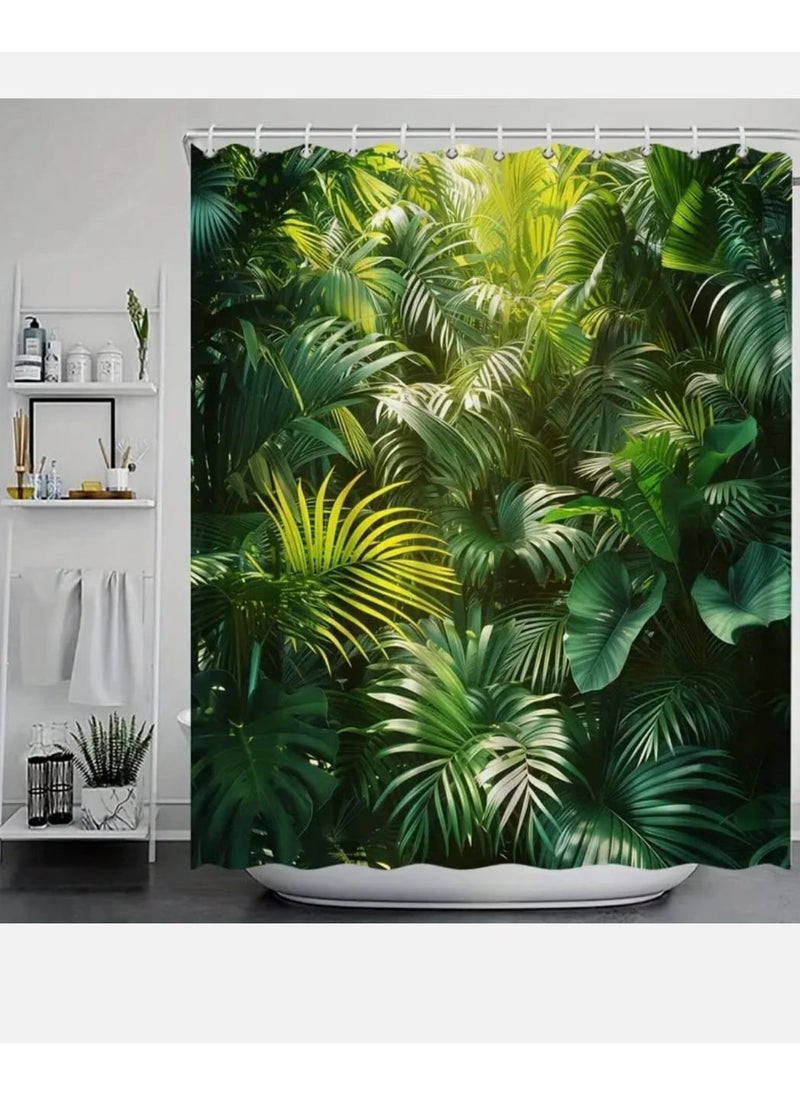 Titi style decorative Bathtub Curtain 