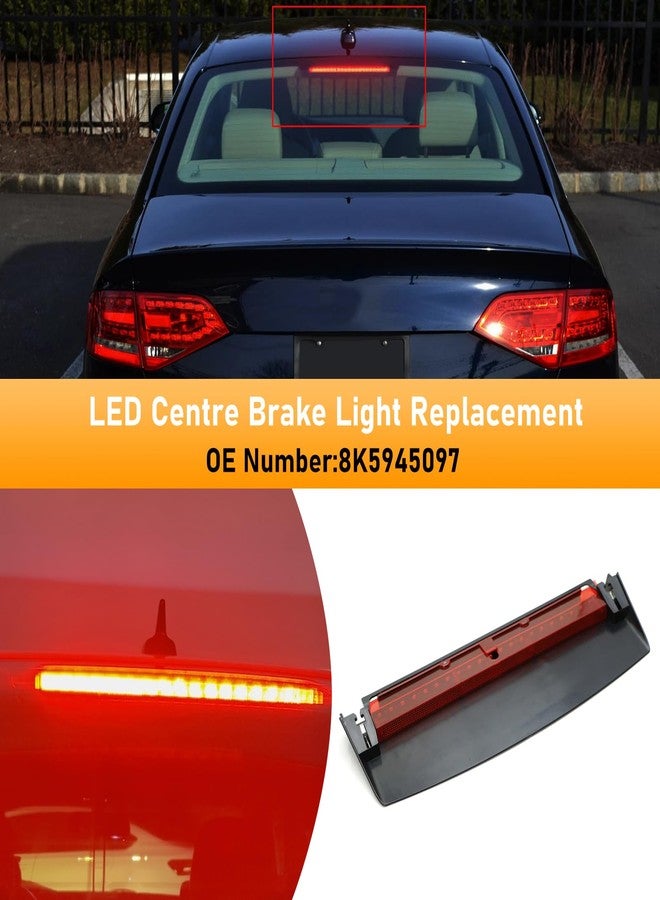 Abodvu Center Brake Light Assembly Compatible with Audi A4/A4 Quattro 2009-2015,S4 2010-2015,Third Brake Light with 18 Smal Red Lamp Bulbs,Center High Mount Stop Lamp Replacement for 8K5945097 - Image 3