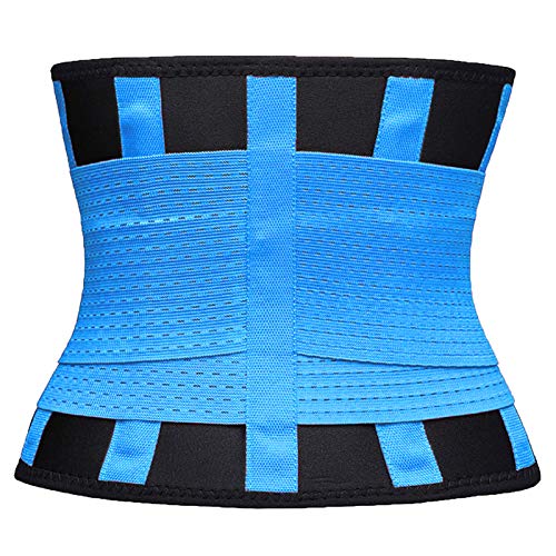 VENUZOR Waist Trainer Belt for Women - Waist Cincher Trimmer - Slimming Body Shaper Belt - Sport Girdle Belt (UP Graded)(Blue,Large) - Image 5