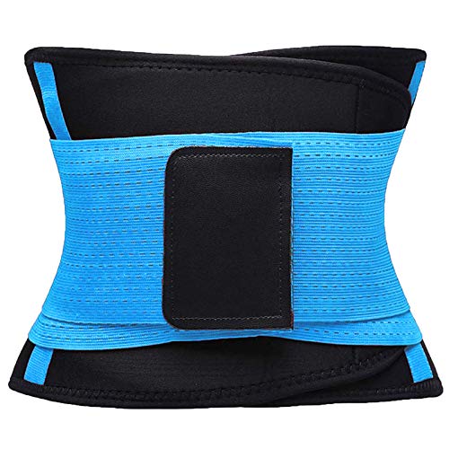 VENUZOR Waist Trainer Belt for Women - Waist Cincher Trimmer - Slimming Body Shaper Belt - Sport Girdle Belt (UP Graded)(Blue,Large) - Image 3