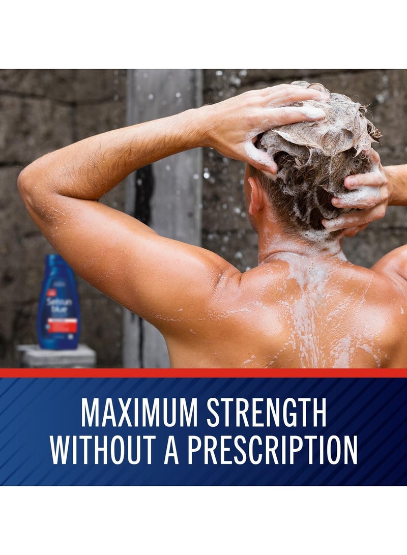 Selsun Blue Medicated Anti-dandruff Shampoo with Menthol, 11 fl. oz., Maximum Strength, Selenium Sulfide 1%