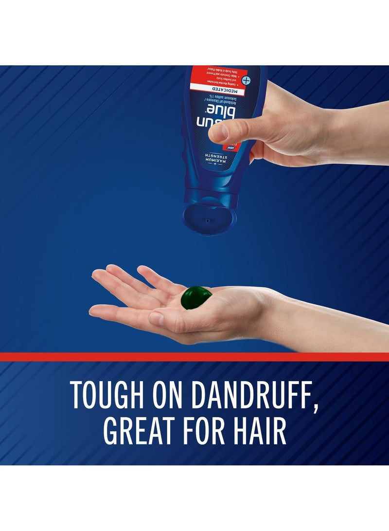 Selsun Blue Medicated Anti-dandruff Shampoo with Menthol, 11 fl. oz., Maximum Strength, Selenium Sulfide 1%