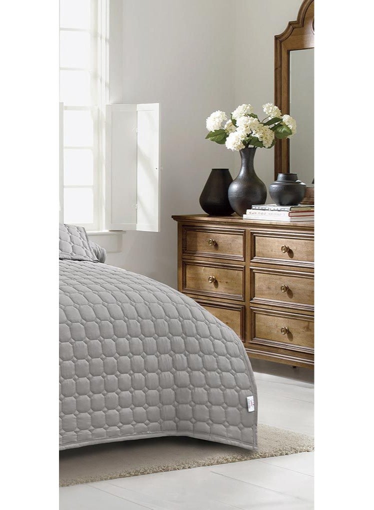 MingLi Compressed summer double bed sheet made of microfiber, size 230*250 cm - Image 4