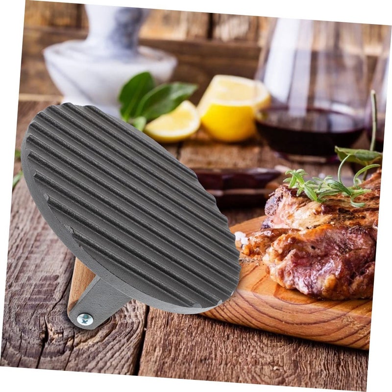 Heavy Duty Iron Burger Press for Griddle Making Even Patties Stuffed Burgers - Image 5