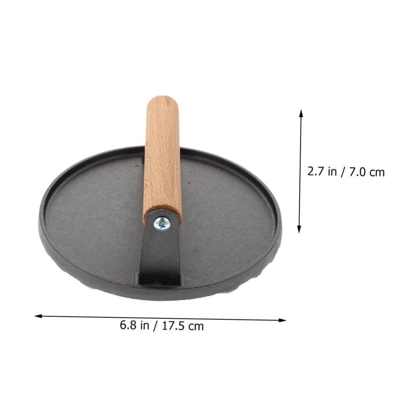Heavy Duty Iron Burger Press for Griddle Making Even Patties Stuffed Burgers - Image 3