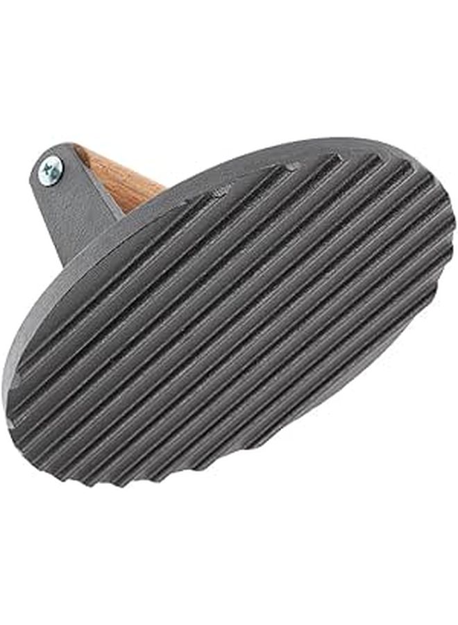 Heavy Duty Iron Burger Press for Griddle Making Even Patties Stuffed Burgers - Image 1