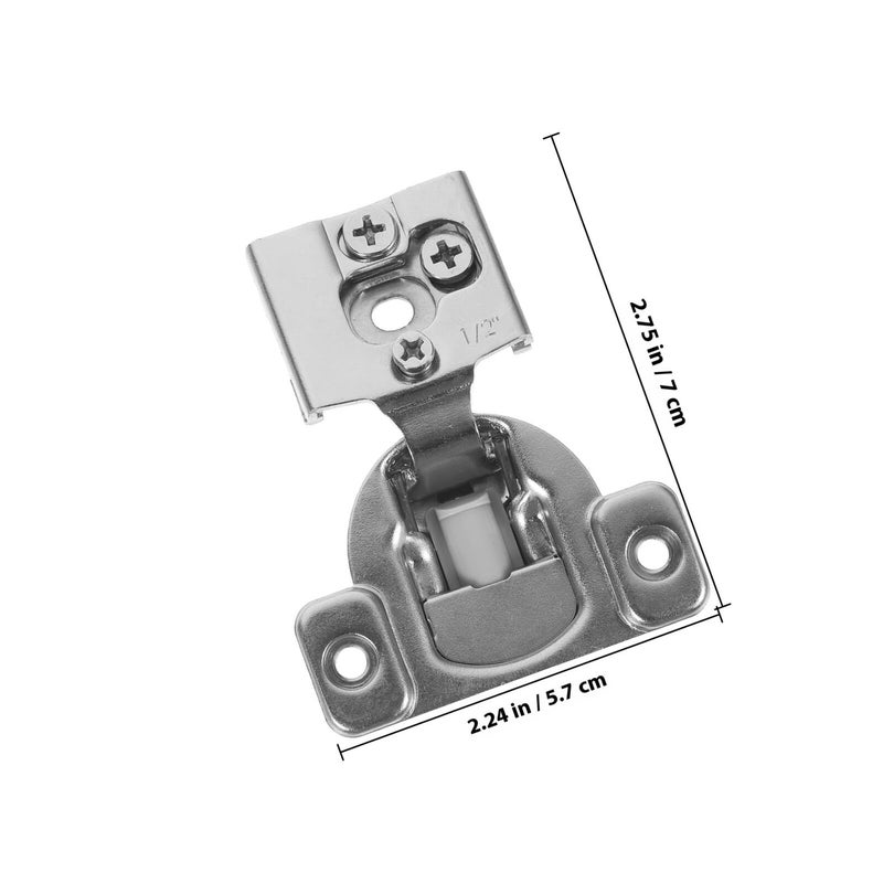Self Closing Full Overlay Soft Close Cabinet Hinges 3D Adjustable Short Arm 1 2 Inch Set - Image 3