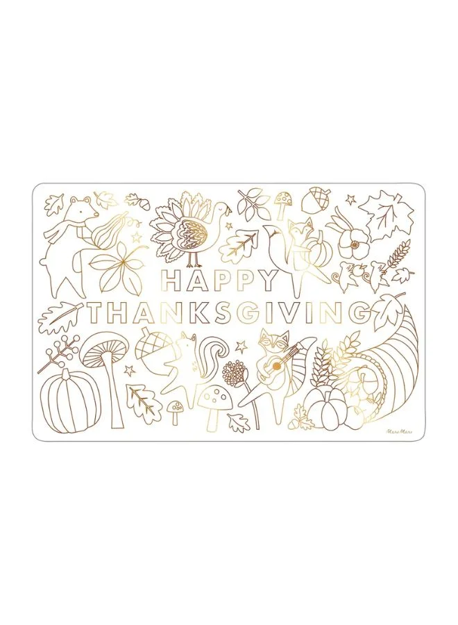 ميري ميري Thanksgiving Colouring Placemats