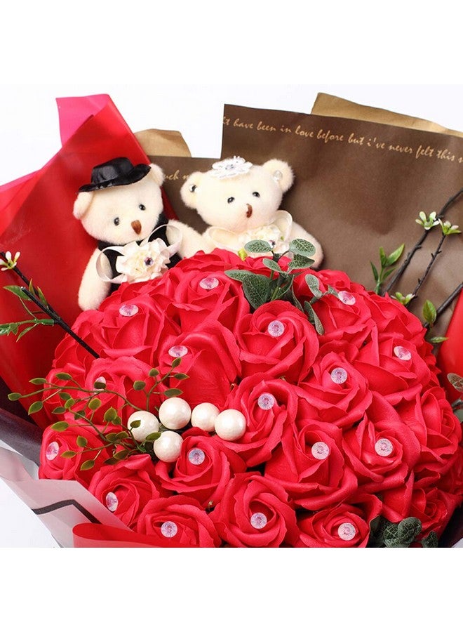 تونج كلاود دبابيس الزهور، دبابيس الورود، دبابيس الرأس، دبابيس باقة الزفاف، دبابيس الكريستال، دبابيس باقة الزهور، شفافة (600) - Image 5