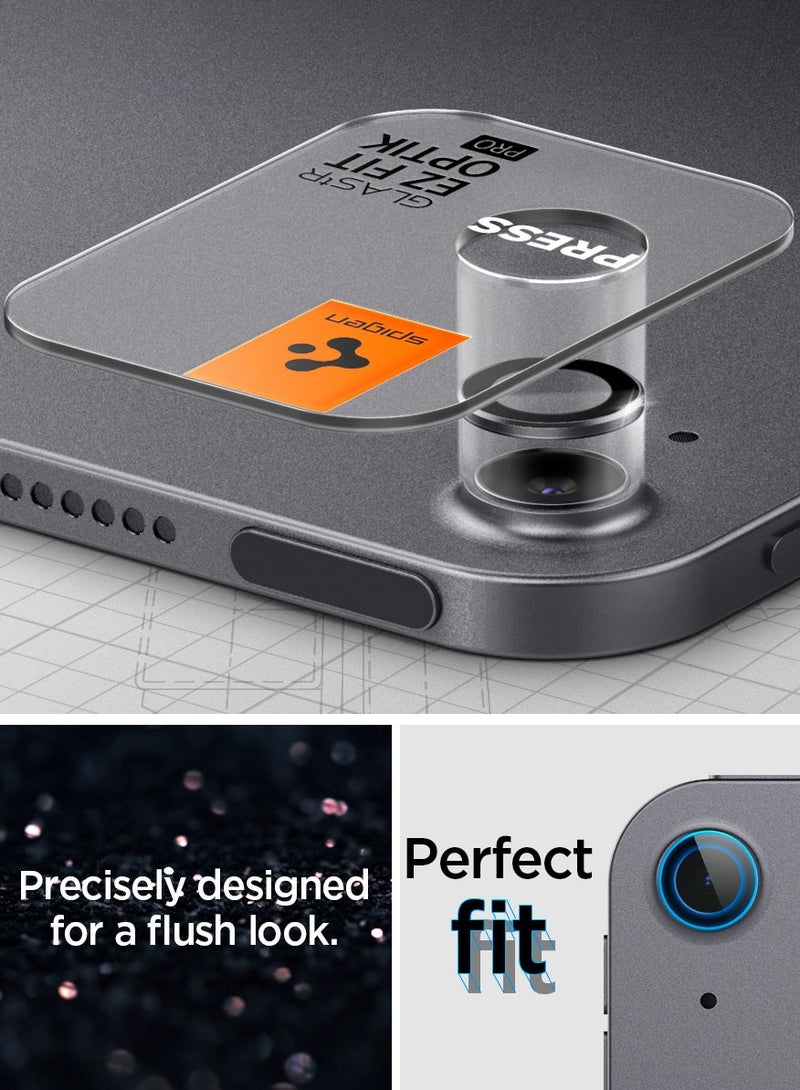 Spigen GLAStR EZ Fit Optik Pro Camera Lens Protector for iPad Air 11 inch and iPad Air 13 inch M3 (2025) / M2 (2024) [2 Pack] - Space Gray - Image 4
