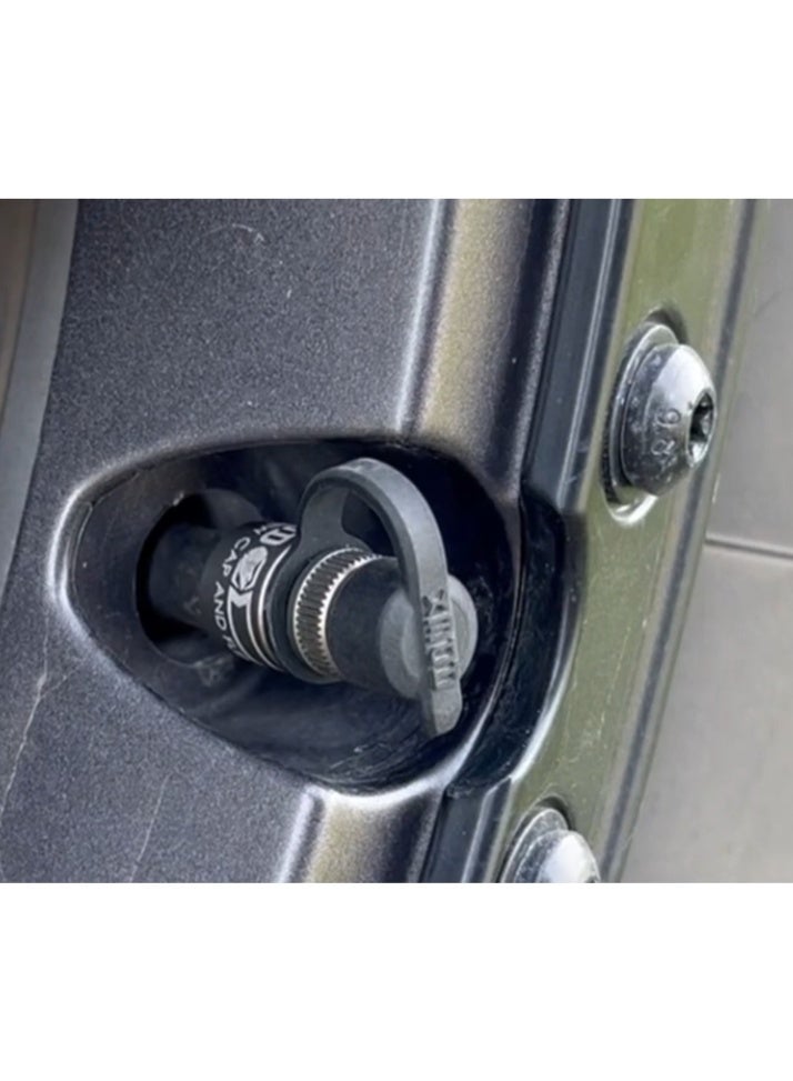 APEX PERFORMANCE PRODUCTS APEX Flip to Deflate Tire Valve Caps – Fast Deflation Caps (Set of 4) - Image 5