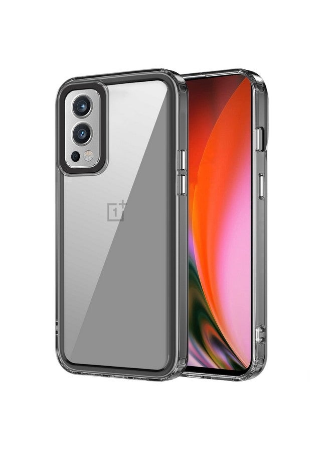 ZAPCASE غطاء خلفي من زابكيس لجهاز OnePlus Nord 2 5G | متوافق مع غطاء خلفي لجهاز OnePlus Nord 2 5G | غطاء مع حماية للكاميرا | (TPU + PC | أسود شفاف) - Image 1