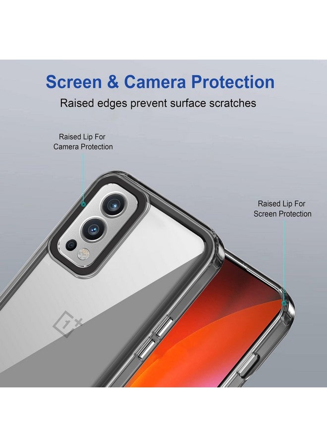 ZAPCASE غطاء خلفي من زابكيس لجهاز OnePlus Nord 2 5G | متوافق مع غطاء خلفي لجهاز OnePlus Nord 2 5G | غطاء مع حماية للكاميرا | (TPU + PC | أسود شفاف) - Image 4