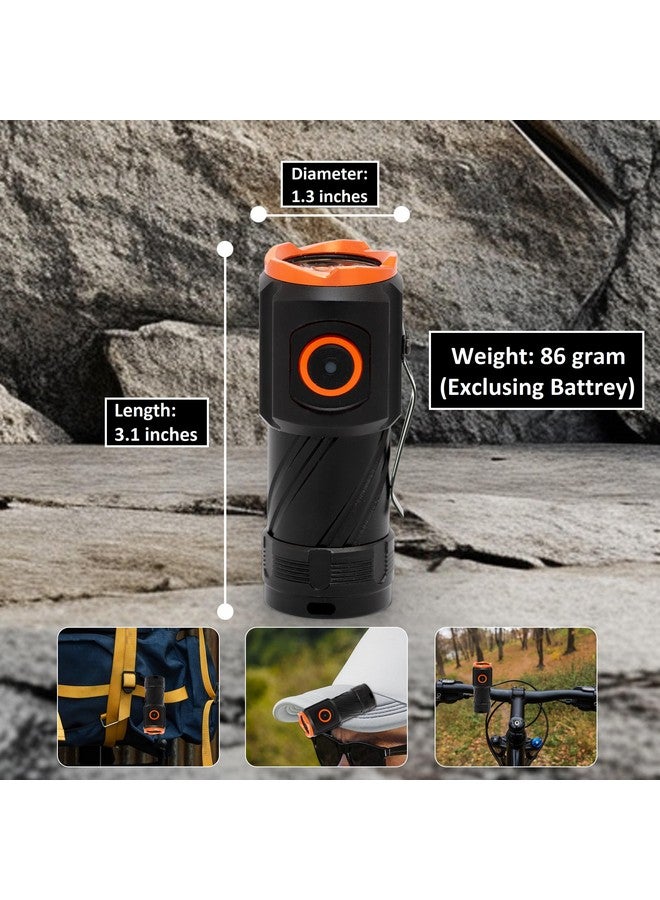 Feelon فيلون مصباح LED، 20000 لومن عالي القوة 5 أوضاع مصباح قابل لإعادة الشحن، مقاوم للماء ومصباح جيب مع مشبك للطوارئ، في الهواء الطلق، المنزل، التخييم، المشي الجبلي - Image 5