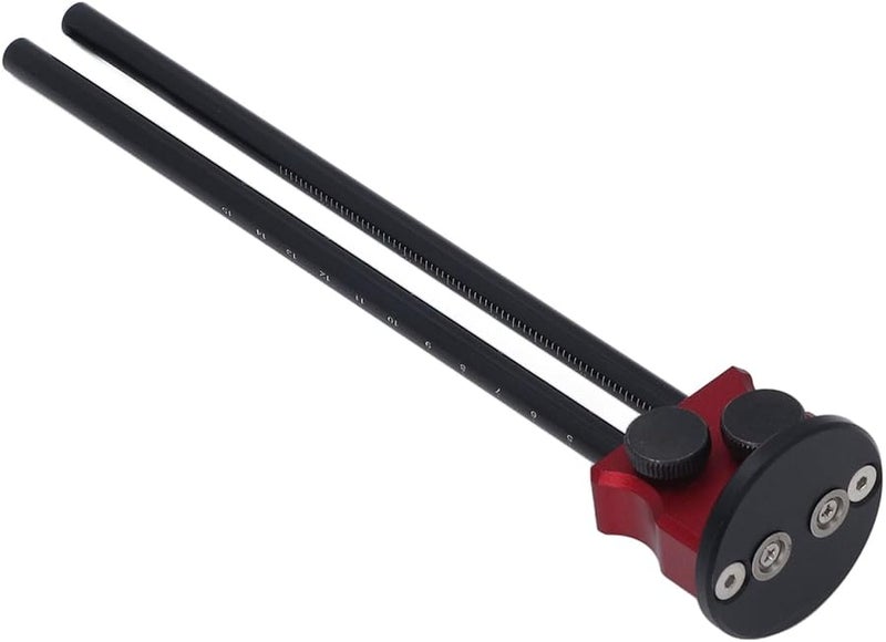 مقياس علام الخشب من سبائك الألومنيوم، قلم تحديد مزدوج الرأس، مسطرة محمولة بتصميم مريح. - Image 2