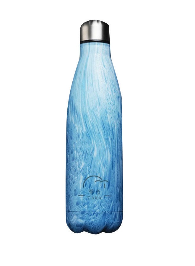 نيبمينينت زجاجة مياه من الاستانلس ستيل لون أزرق 500ملليلتر