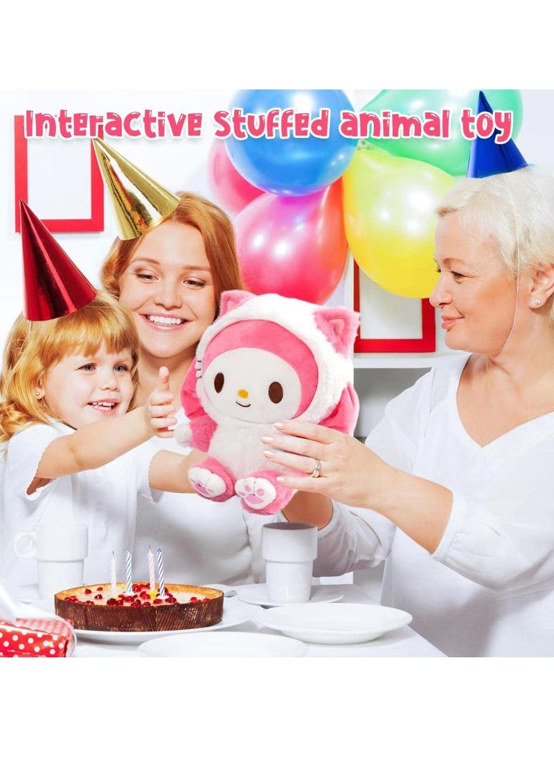 Excefore My Melo Plush Doll 8" Kawaii Melo Cinnamon Anime Plush Figure Toy  Stuffed Animal Pillow Perfect Cartoon Theme Party Favor for Girls Children Fans Birthday Decoration  - Image 2