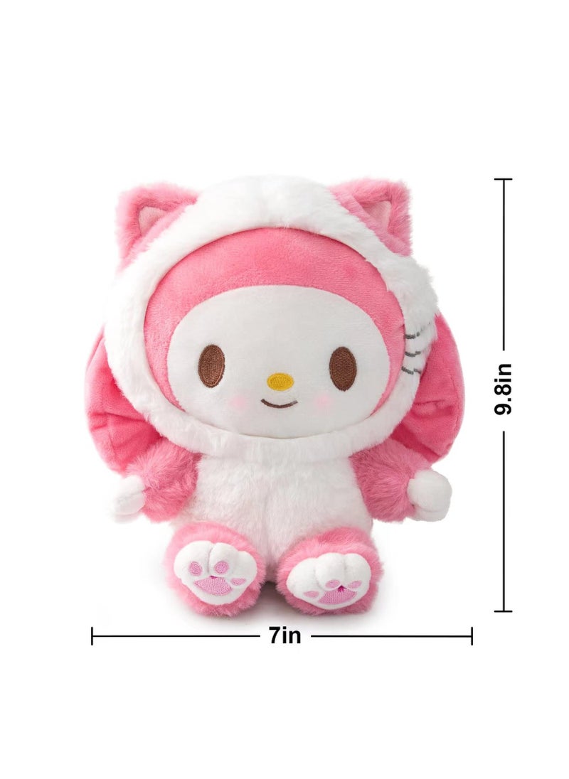 Excefore My Melo Plush Doll 8" Kawaii Melo Cinnamon Anime Plush Figure Toy  Stuffed Animal Pillow Perfect Cartoon Theme Party Favor for Girls Children Fans Birthday Decoration  - Image 5