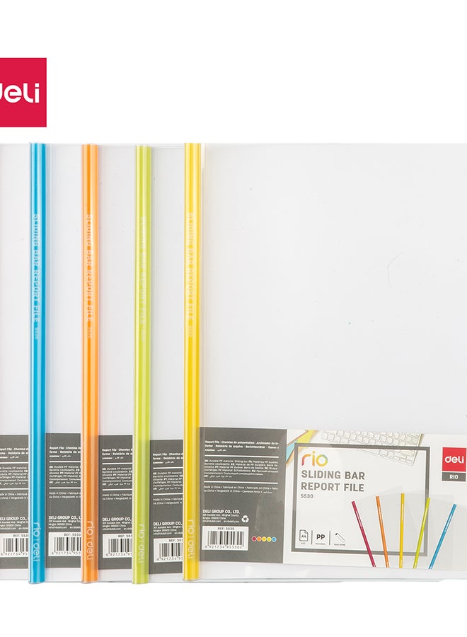 DELI REPORT FILE A4 ASST. E5530 (5 PCS) - Image 2