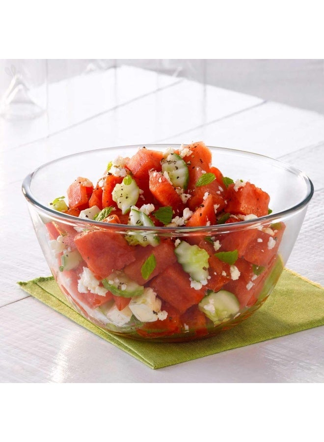 Borosil Glass Mixing & Serving Bowl, Oven & Microwave Safe Bowl, 500 Ml, Borosilicate Glass Clear - Image 2