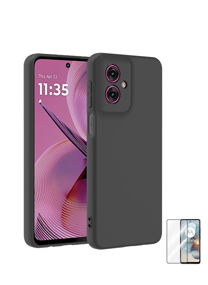 حافظة هاتف موتورولا موتو G54 وواقي شاشة كومبو 2 في 1 - Image 1