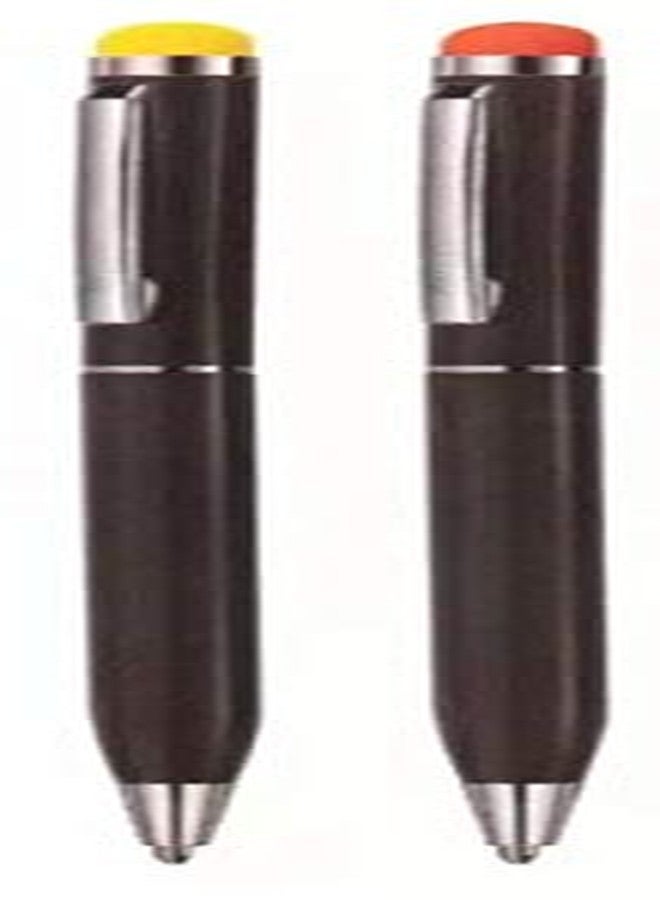 Hauser Duet Stylus Metal Body Ball Pen (Pack Of 2),Blue