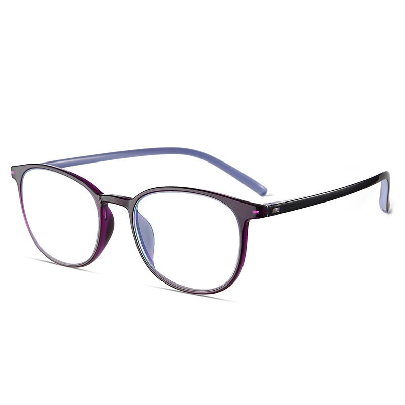 2025 Simple Reading Glasses, Fashionable Men'S And Women'S High-Definition Tr90 Anti-Blue Light Retro Middle-Aged And Elderly Reading Glasses 803 - Image 1