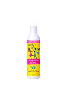 Curls Curly Q'S Gelles'C Kids Hair Jelly Curl Enhancing And Shine Promoting Styler Perfect Frizzfighting Solution For All Curl Types And Textures 8 Oz  - Image 1
