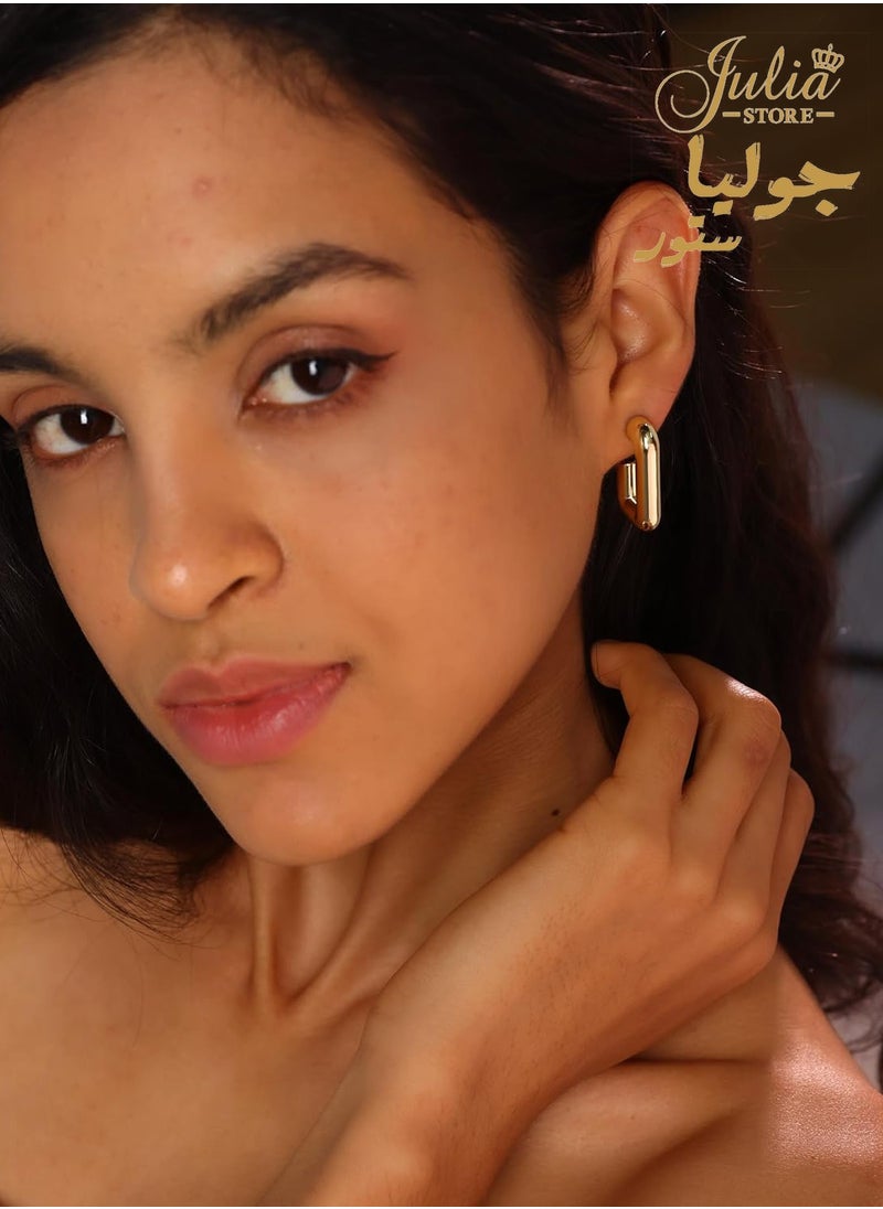 Julia Store Lightweight Hoops Earrings  - Image 3