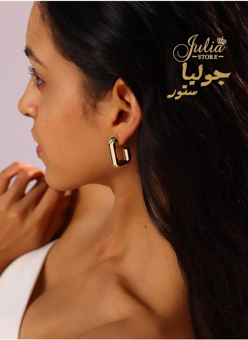 Julia Store Lightweight Hoops Earrings  - Image 4