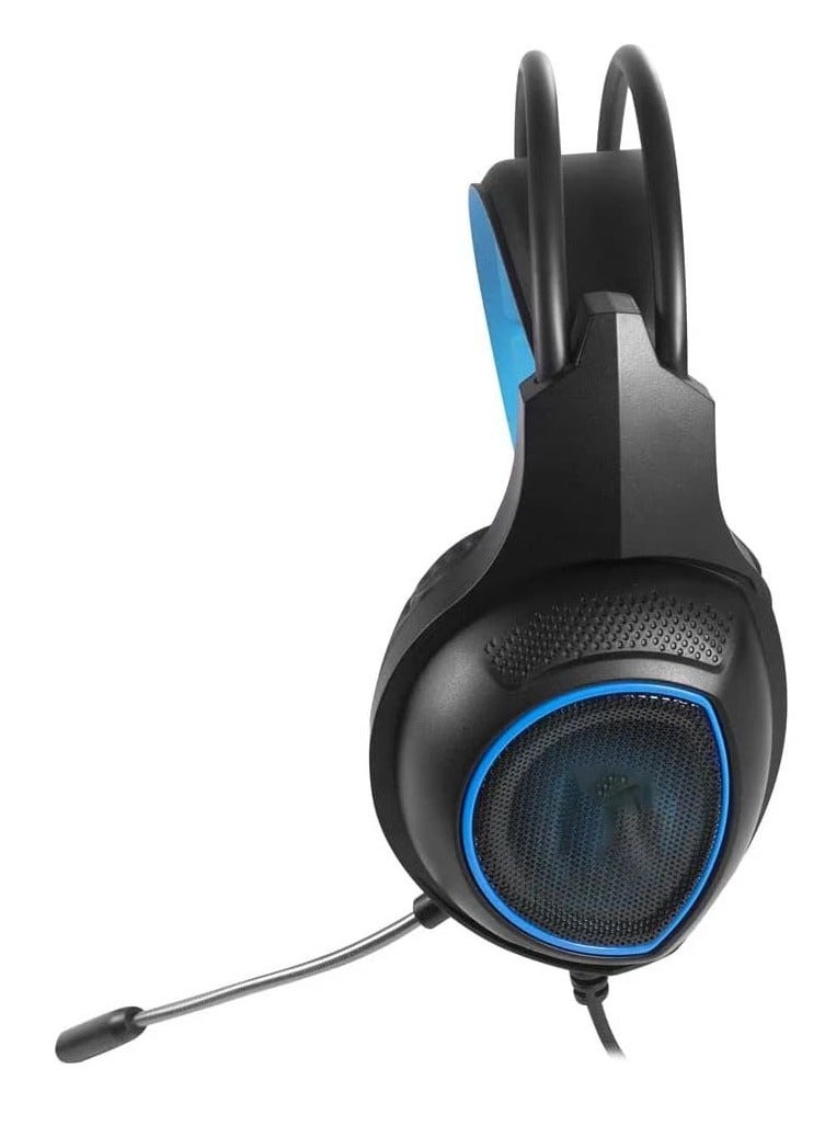 Avalon REVOO Gaming Headset - Stereo Surround Sound - Blue LED Lighting - Image 2