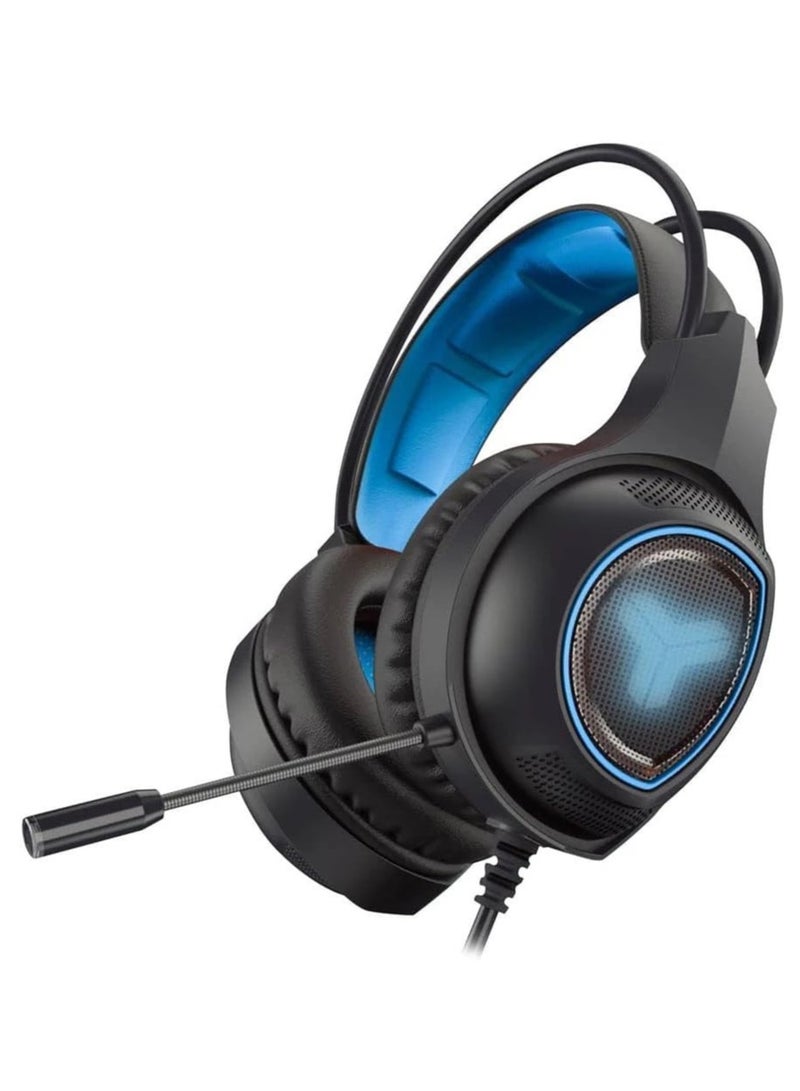 Avalon REVOO Gaming Headset - Stereo Surround Sound - Blue LED Lighting - Image 3