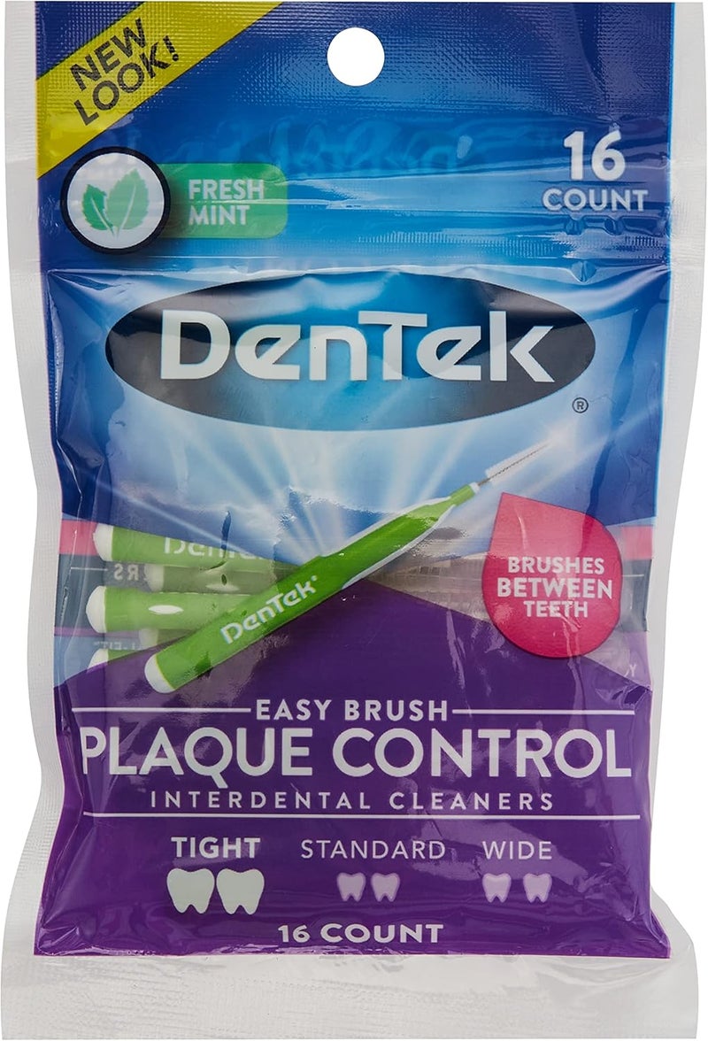 DenTek Easy Brush Cleaners Extra Tight Spaces 16 Count - Image 1