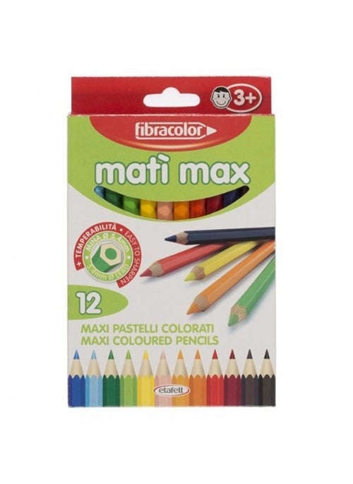 Fibracolor Matimax 12 Pack Thick Color 