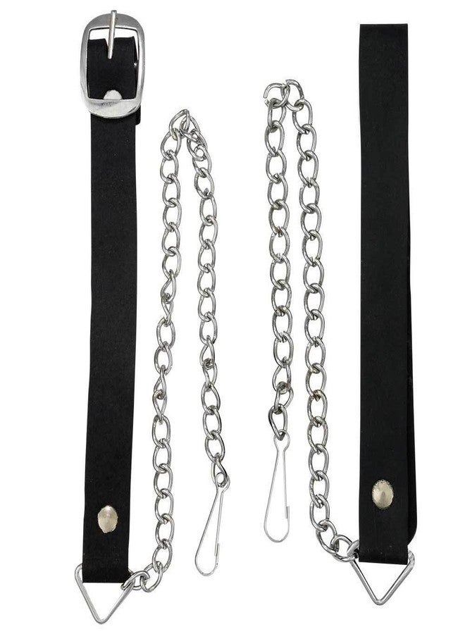 AAR Leather Kilt Sporran Scottish Semi Dress Formal Rabbit Fur Free Leather Belt Chain Multi Design AAR - Image 3